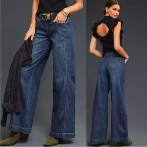 Anthropologie Pilcro Gwen Wide Leg Jeans